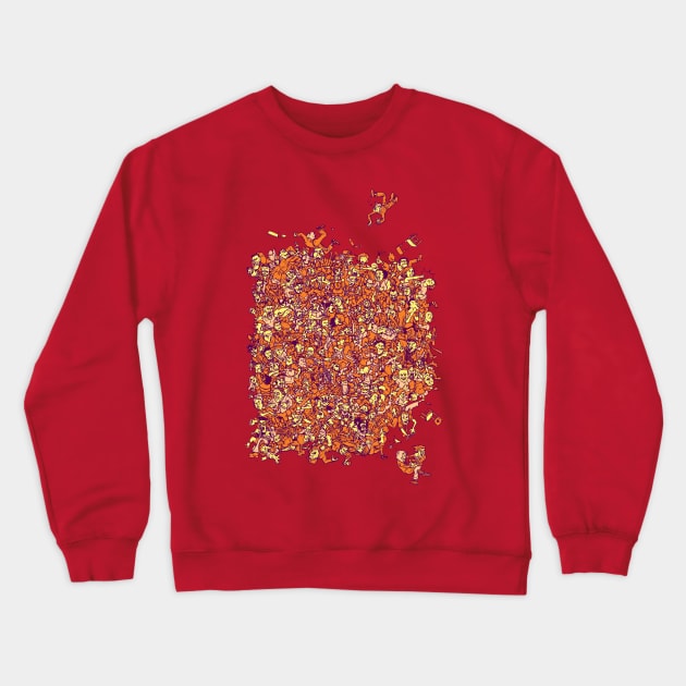 The Brawl Crewneck Sweatshirt by Zaveta